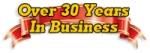 Over 30 years in business
